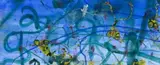 Swimming Frogs And Dragonflies by John Olsen, watercolour on paper, sold Aug 2013