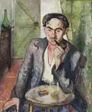 Shorty by Ada May Plante, 1945, oil on canvas, sold Aug 2013