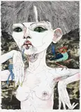 That’S When I Was Another Tree 3 by Del Kathryn Barton, 2007, colour lithograph, offered Aug 2013