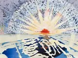 Antarctic Adventure Postscript by Ivor Francis, 1979, oil on canvas on board, offered Aug 2013