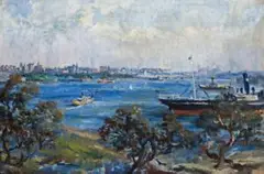 Taronga Park, Sydney by Dora Meeson, 1921, oil on canvas, sold Aug 2013