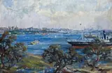 Taronga Park, Sydney by Dora Meeson, 1921, oil on canvas, sold Aug 2013