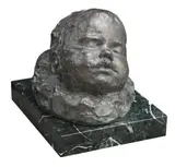 SLEEP (PORTRAIT OF IDA [MELDRUM]), c.1907, cast by Max Meldrum, 1990s, bronze on marble base, sold Aug 2013