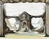 Prospero’S Cell by Loudon Sainthill, 1951, gouache on paper, sold Aug 2013