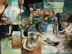 Fugue On The Theme Of Ariadne by James Gleeson, c.1956, oil on composition board, offered Apr 2013