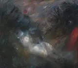 Sleeping Nude by Arthur Boyd, 1962, oil and tempera on composition board, offered Apr 2013