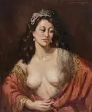Rita by Norman Lindsay, 1941, oil on canvas on board, offered Apr 2013