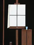 Easel Painting by Dale Hickey, synthetic polymer paint on composition board, sold Apr 2013