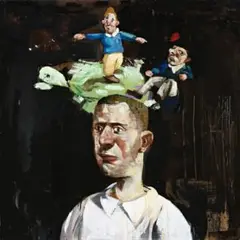 Head #3 by McLean Edwards, 2003, oil on composition board, offered Apr 2013