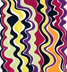 Untitled by Melinda Harper, synthetic polymer paint on paper, offered Apr 2013