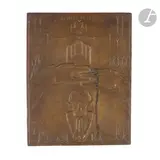 Le Temple de la bête by Anton Prinner, Épreuve en bronze à patine médaille, sold Oct 2024