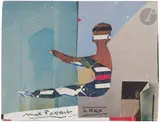 Acrobate by Max Papart, 1980, Collage, sold Oct 2024
