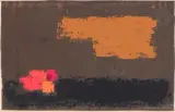 Composition by Bernard Quentin, vers 1957, Gouache, sold Oct 2024