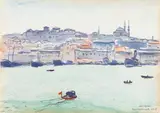Constantinople by Albert Marquet, 1927, Aquarelle sur papier, sold Apr 2021