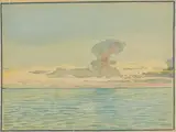 Bord de mer au lever du soleil by Tony Minartz, Aquarelle, sold Apr 2021