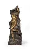 Andromède by Louis-Jules-Julien Franceschi, Épreuve en bronze à double patine brune et dorée, sold Apr 2021
