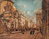Avignon, l'église de l'Oratoire by Joseph Hurard, Aquarelle gouachée vernissée, sold Jun 2018
