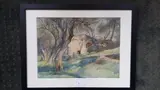 Paysage de campagne by Adrien Moreau-Néret, Aquarelle, sold Jun 2018