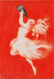 Danseuse à la bouteille. (Projet d'affiche) by Leonetto Cappiello, Gouache sur trois feuilles raccordées, sold Jun 2018