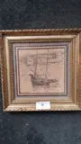 Paysage fluvial by Frank Edwin Scott, Crayon gris, sold Jun 2018