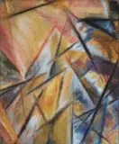 *Composition rayonniste by Mikhail Larionov, Pastel sur papier, sold Jun 2018