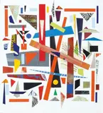 TONALE/ATONALE by Ervin Neuhaus, Technique mixte et collage sur papier, sold Jun 2018