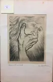 Le silence forcé by Théo van Rysselberghe, Lithographie en noir, sold May 2018