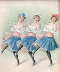 La victoire en chantant» by Élisabeth Sonrel, 1918, Aquarelle, sold May 2018