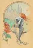 Mélancolie by Paul-Louis Gachet, Aquarelle, sold May 2018