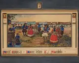 Le jambadao, Saint Evarzec by Ernest Pierre Guérin, 1912, Gouache et aquarelle sur papier, sold Dec 2020