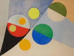 Etude pour l'aménagement de la by Félix Aublet, Gouache sur papier, sold Dec 2020