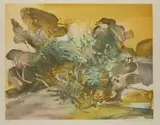 Sans titre by Zao Wou-ki, Lithographie couleurs sur papier, sold Dec 2020