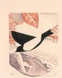 L'hirondelle by Léopold Survage, Aquarelle et gouache, sold Dec 2022
