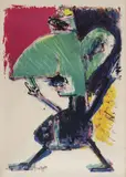 Charles de Gaulle by Bernard Lorjou, Lithographie, sold Jan 2023