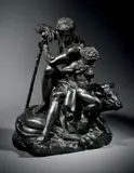 La Paix Modèle de 1855 by Antoine-Louis Barye, Bronze à patine brune, sold Nov 2018
