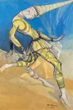 La Danse, sans titre by Ben Enwonwu, 1992, Aquarelle sur papier, sold Mar 2018