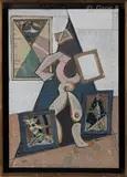 Sans titre by Paolo Boni, Collage et acrylique sur toile, sold Mar 2023
