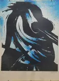 Composition by John Christoforou, Lithographie en couleurs, sold Mar 2023