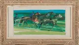 Trotteurs by Camille Hilaire, Lithographie signée et numérotée, sold Feb 2023