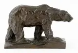 Ours by Cleto Tomba, Bronze à patine foncée, sold Sep 2021