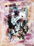 Mariage en rose by Léon Bellefleur, Gouache et aquarelle, sold Aug 2021