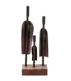 Trio by Lewis Pagé, Bronze sur base en bois, sold Aug 2021