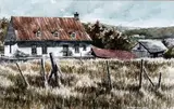 Maison de campagne by Jean-Philippe Vogel, Aquarelle, sold Aug 2021