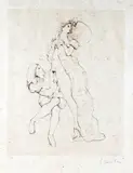 Vénération by Léonor Fini, Lithographie, sold Aug 2021
