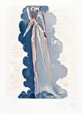 L'Ange du Septième Ciel, de la série La Divina Commedia by Salvador Dalí, Lithographie, sold Aug 2021