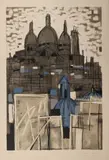 Claude VÉNARD (1913-1999). Sacré-Coeur by Claude Venard, Lithographie en couleurs signée, sold Nov 2019