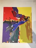 Wetterhorn by Hans Gordon Geger Lehner, Lithographie signée en bas à droite et titrée en bas à gauche, sold Nov 2019