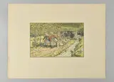 Lavoir à Tréboul, 1909 Planche 12 sur 20 de la série le Beau pays de Bretagne by Henri Rivière, Lithographie en, sold Jun 2025
