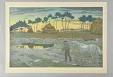 Le Crépuscule. 1902. Planche n°12 (sur 16) de la série La Féérie des heures by Henri Rivière, Lithographie en, sold Jun 2025