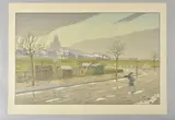La Butte Montmartre vue des fortifications, 1900 Planche 5 sur 8 de la série des Paysages parisiens by Henri Rivière, Lithographie en, sold Jun 2025